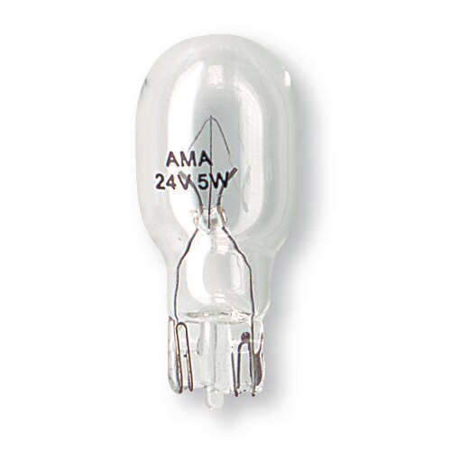 Glassockellampe 24V 5W